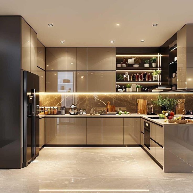 Tủ bếp MDF phủ pet chu I
