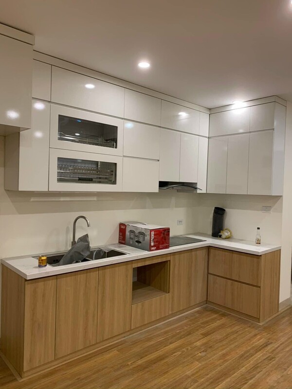 Tủ bếp Melamine cánh Acrylic - Sự lựa chọn hoàn hảo cho không gian bếp hiện đại